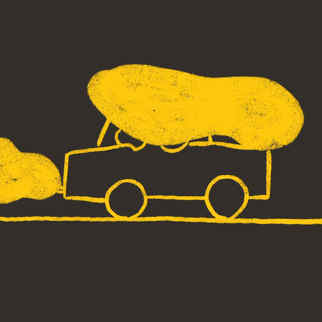 animation - better use a bike than a car